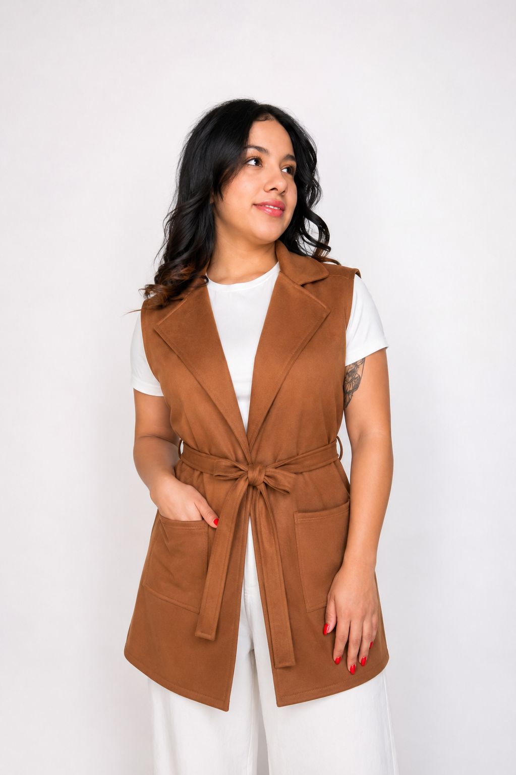 Chaleco suede