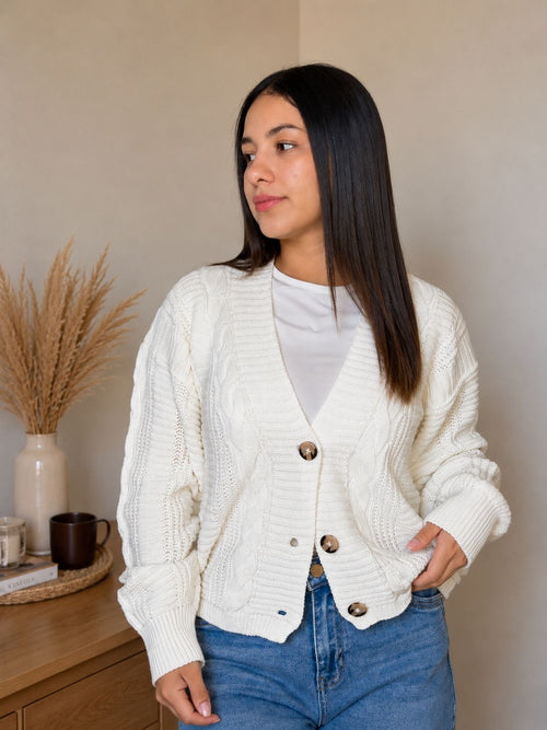 Cardigan lana