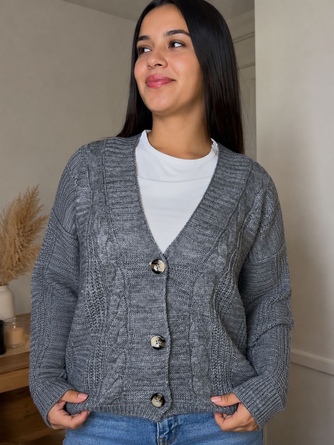 Cardigan lana