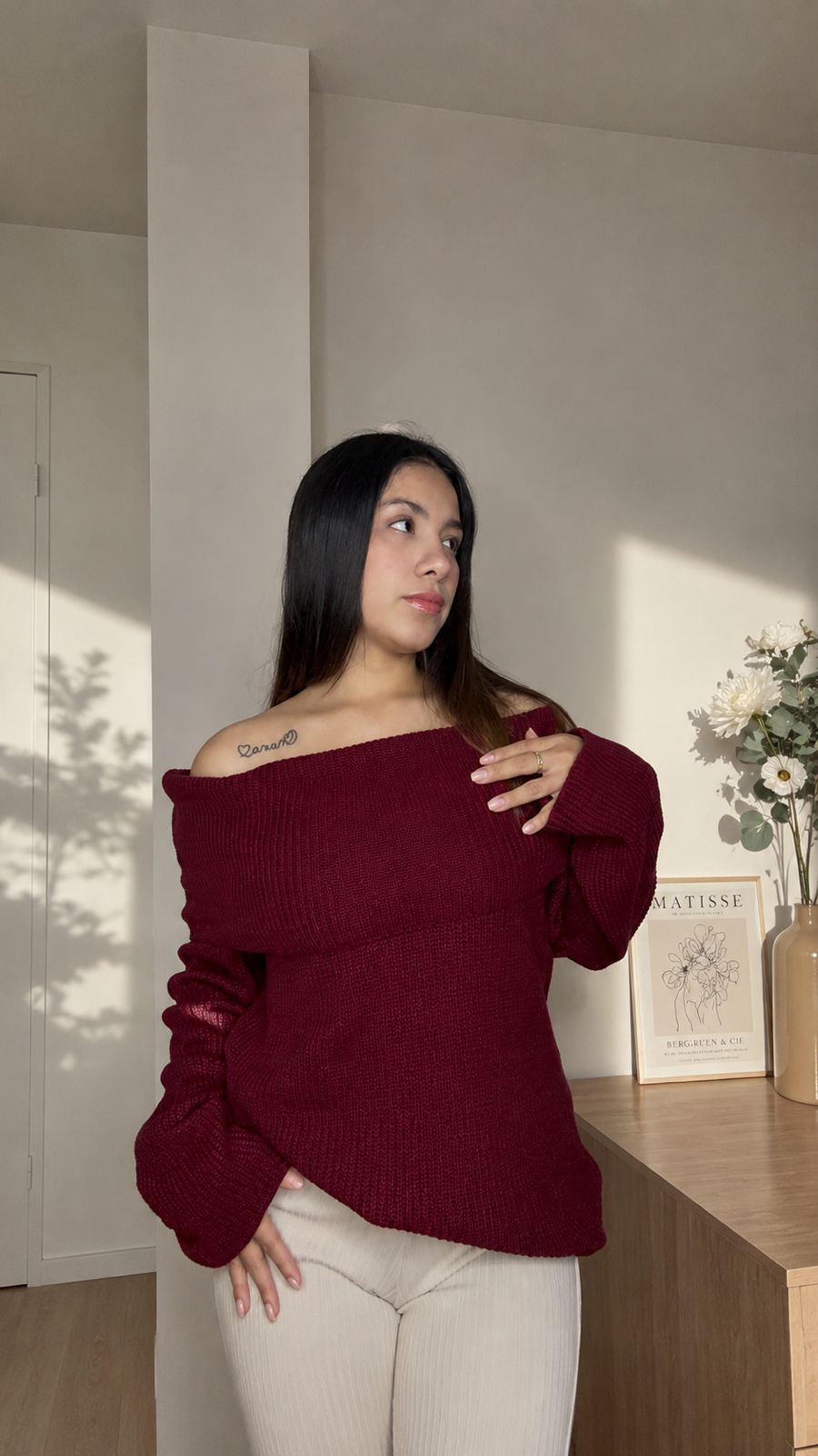 Chompa Offshoulder Clásica